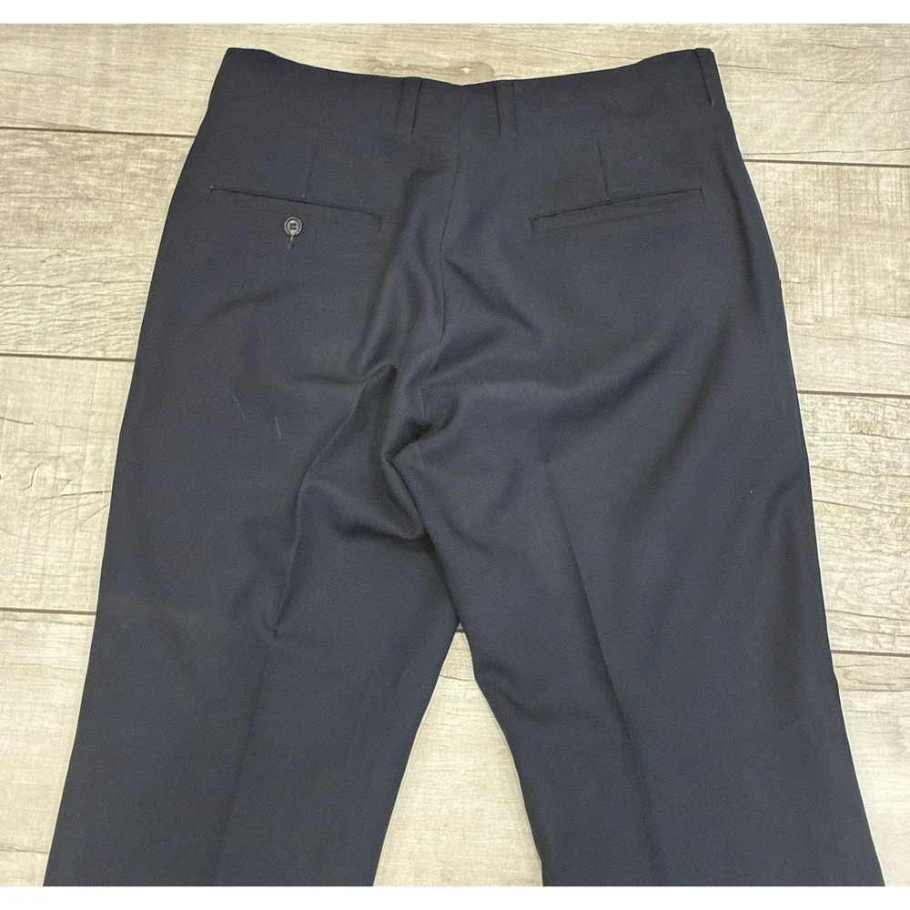 Vintage Corbin Dress Pants Mens 32x30 Navy Trousers USA Made 70s
